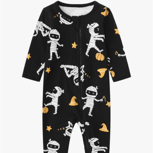 O2 BABY Baby Boys Girls Organic Cotton Zip-Front Sleeper Pajamas, Footed Sleep 'n Play