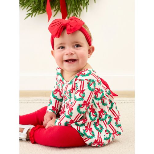 Knit Long Sleeve Twirl Top and Bloomer Set