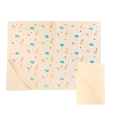 Silicone Placemat Safari Warm Cream – Austin Baby Collection