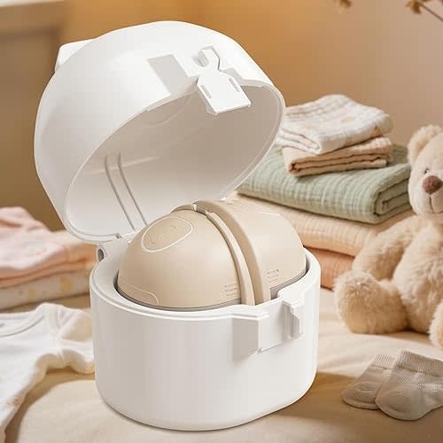 Breast Pump Case for Fridge Compatible with Eufy S1 Pro, E10, E20 - Leak-Proof Upright Breast Pump Fridge Case & Travel Bag - Wearable Breast Pump Accessories