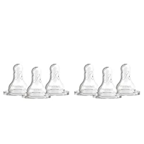 Amazon.com: Dr. Brown’s Natural Flow® Preemie Flow™ Narrow Baby Bottle Silicone Nipple, Slowest Flow, 0m+, 100% Silicone Bottle Nipple, 6 Pack : Everything Else