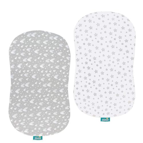 Bassinet Sheets Fit for Halo BassiNest Swivel & Glide Sleeper, 100% Cotton