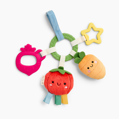 Itzy Ritzy Bitzy Busy Ring Teething Activity Toy - Veggie