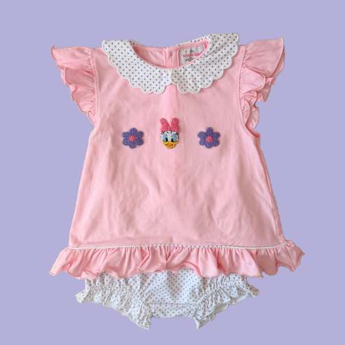 Floral Duck Diaper Set