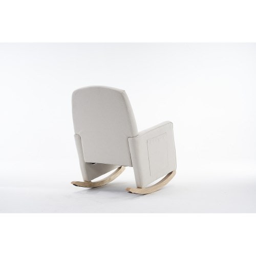 Pink Nursery Rocking Chair With Adjustable Footrest