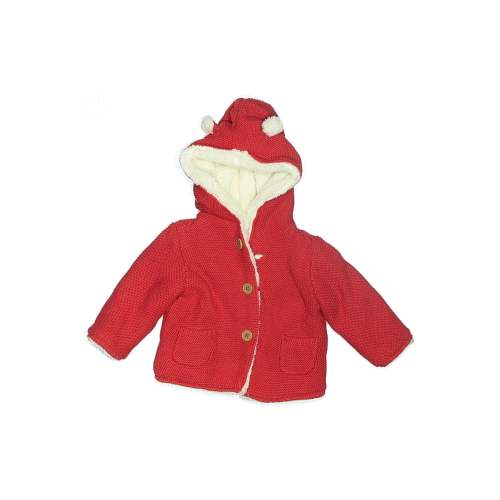 Used Carter 100% Cotton Red Coat 6-9 MO / 9 MO