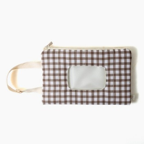 Picolette by Olivia Culpo Wipe Case - Chocolate Gingham