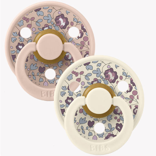 BIBS x LIBERTY Colour Pacifiers 2 Pack Eloise - Blush Mix – Bibsworld store US