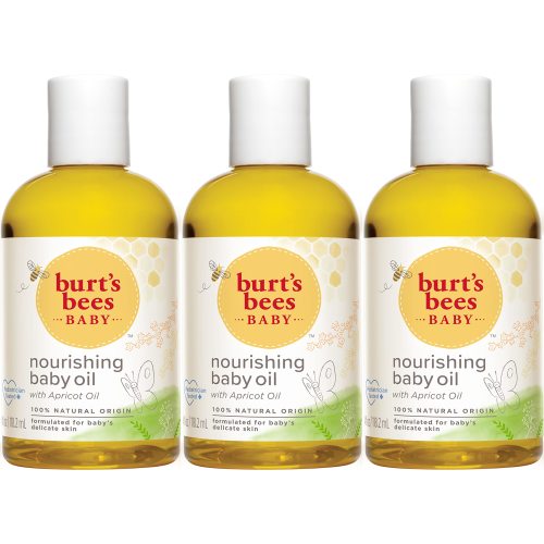 Amazon.com: Burt's Bees Baby Nourishing Baby Oil, 100% Natural Origin Baby Skin Care - 5 Ounce Bottle
