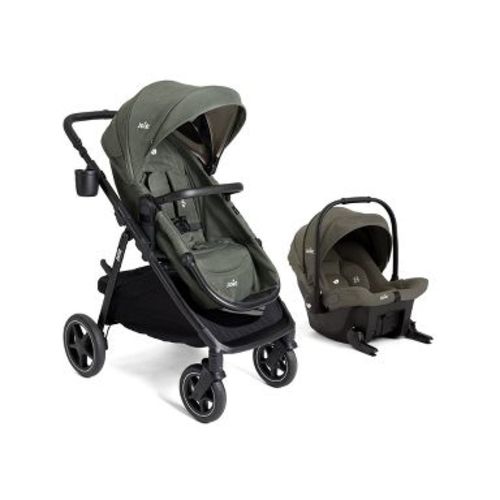 Joie Ginger LX and Mint Latch Travel System - Evergreen
