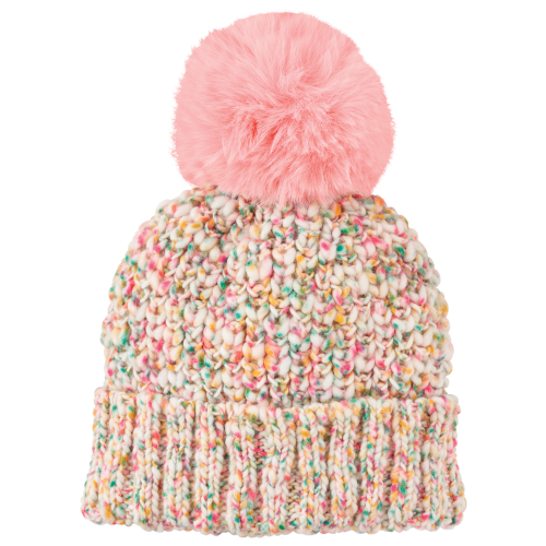 Grand Sierra Confetti Pom Cuff Beanie for Kids