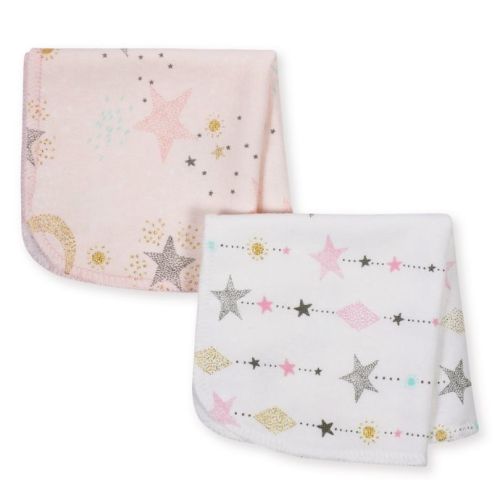 Just Born® 10-Pack Love and Sugar Washcloths in Pink