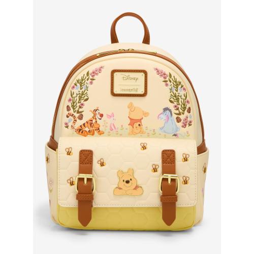 Loungefly Disney Winnie The Pooh Floral Pooh Bear & Friends Mini Backpack - BoxLunch Exclusive