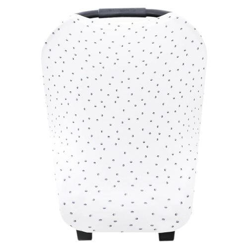 Copper Pearl Multi-Use Cover: Car Seat Covers, Nursing Cover, and Stroller Cover for Sun - Stretchy Fabric, All-Season Use, Stylish Designs, Easy Access for Moms - Haze