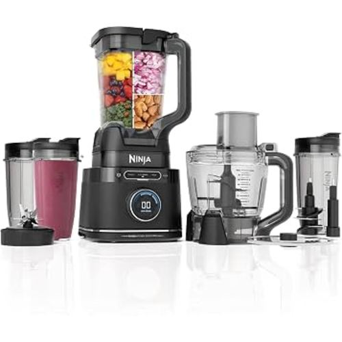 Ninja Detect Kitchen System Power Blender + Processor Pro, High Speed Food Mixer, Juicer & Smoothie Maker