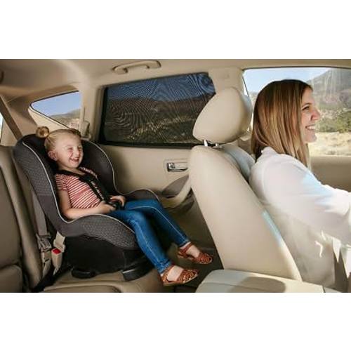 Amazon.com: Magnelex Sock Style Window Shades for Baby Block Sun Rays to Keep Passengers, Pets and Car Interior Cool and Comfortable Elasticized Universal Mesh Shades Fit Most Vehicles (2 Pack)