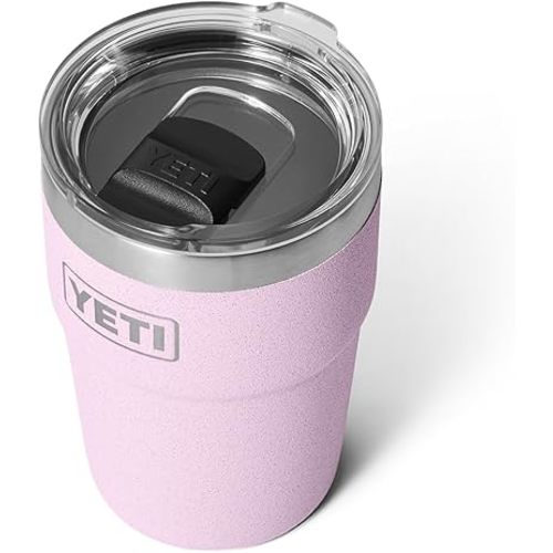 YETI Rambler 16 oz Stackable Tumbler, Vacuum Insulated, Stainless Steel with MagSlider Lid