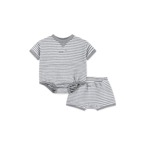 Stripe Bodysuit & Shorts Set
