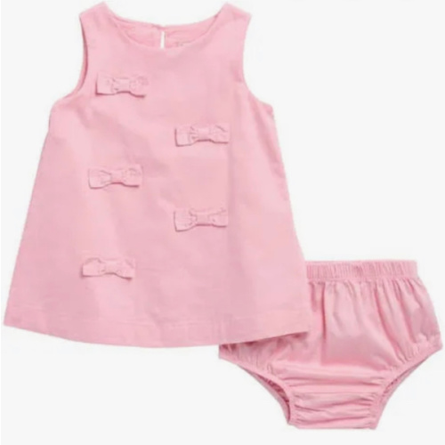 Habitual Kids Cotton Poplin Shift Dress with Bloomers
