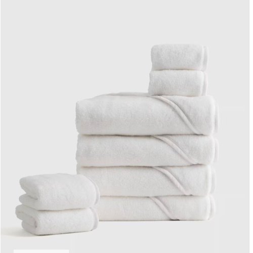 Organic Turkish Cotton Baby Bath Bundle 8-Pack in White