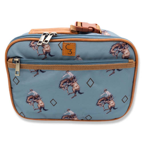 Teal Bronc Lunch Box – Cowkid Clothing Company