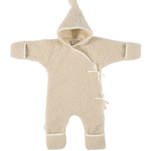 HARRODS X BINIBAMBA MERINO WOOL SNUGGLESUIT BABY ROMPER