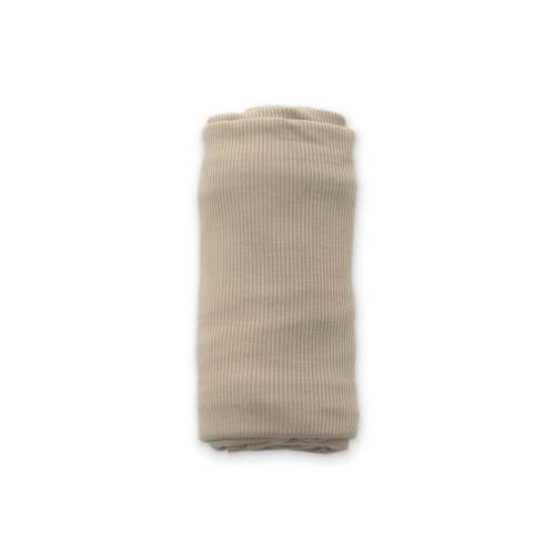 Dune Tan Bamboo Stretchy Swaddle – Soft & Breathable Newborn Baby Blanket by Ellie Sue