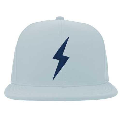Ice Blue Flat Bill Hat | Performance Baseball Hats – BRUCE BOLT