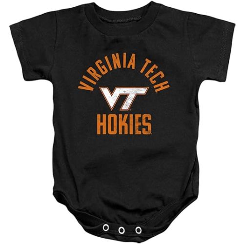 Virginia Tech Official Hokies Logo Unisex Infant Snap Suit for Baby