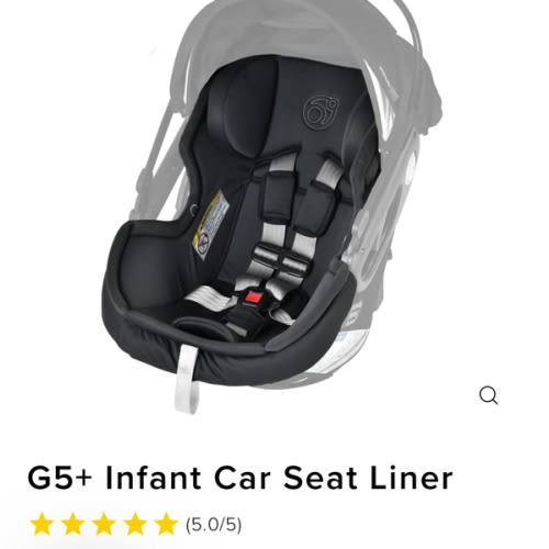 G5+ Infant Car Seat Liner