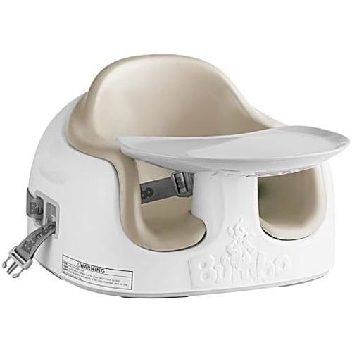 Bumbo 3-in-1 Portable Infant Multi-Seat with Tray, 6 to 36 Months, Taupe