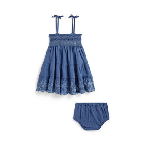 Baby Girls' Sleeveless Dress & Bloomer