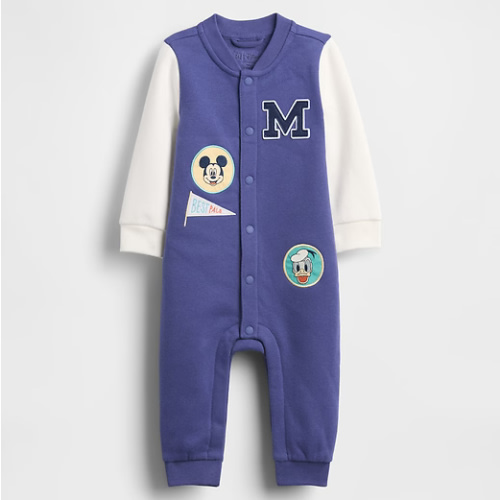 Gap × Disney Baby VintageSoft Varsity One-Piece | Gap