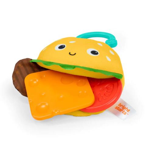 Bright Starts Say Cheeseburger Teether Toy