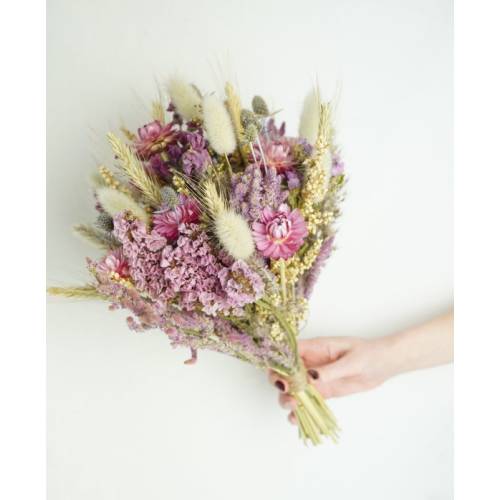 Boho Wildflower Bouquet Dried Flower Bouquet Bridesmaid - Etsy