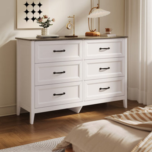Latitude Run® Ahomly 6-Drawer Double Dresser | Wayfair
