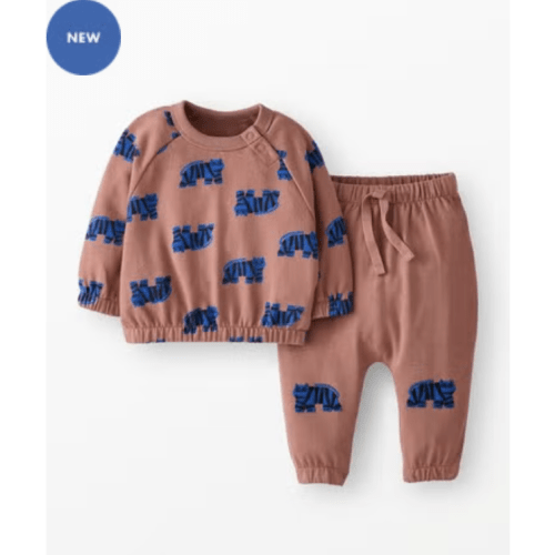 Baby French Terry Set 6-12 Months