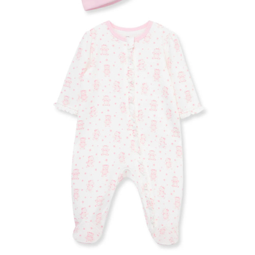 Joyful Bear 2-Way-Zip Footie & Hat
