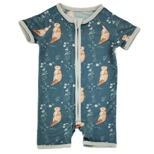 Otter Pals Bamboo Short Romper