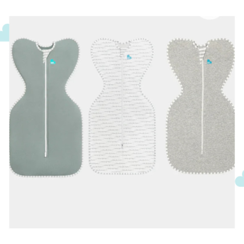 Swaddle Up™ Starter Pack 1.0 TOG Cotton Sand Cloud Bunnies