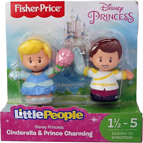 Fisher-Price Little People Disney Princess, Cinderella & Prince Charmings