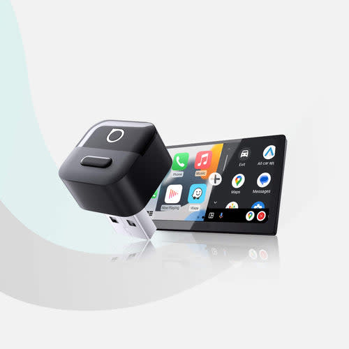 Car Camera - Ottocast Cabin Care Wireless CarPlay Adapter with Rear Seat Monitor