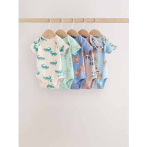 6-9 Month Buy Multi Short Sleeve Baby Bodysuits 5 Pack from Next USA