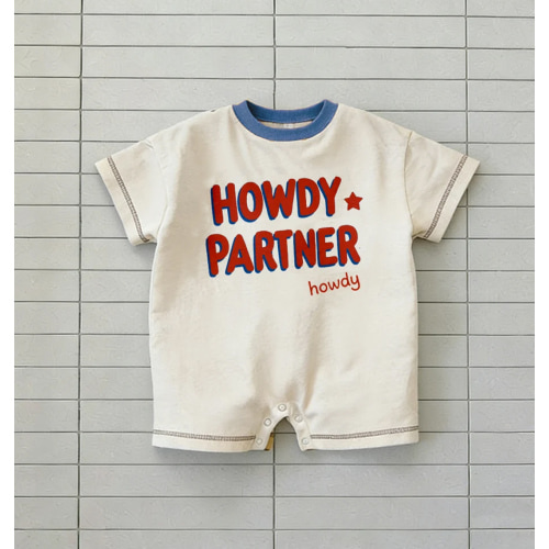 HOWDY PARTNER Baby T-shirt Romper