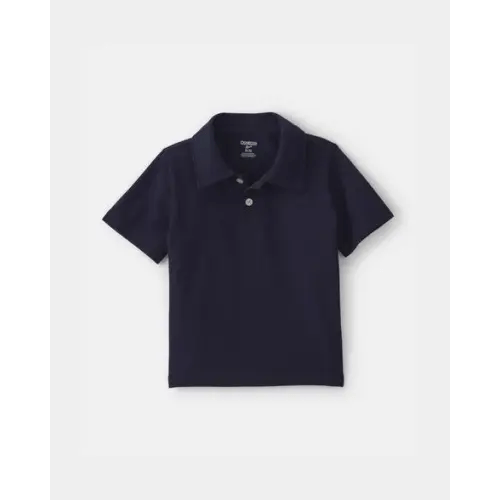 Toddler Boy Uniform Piqué Polo Shirt - Navy - OshKosh B'gosh | Carter's