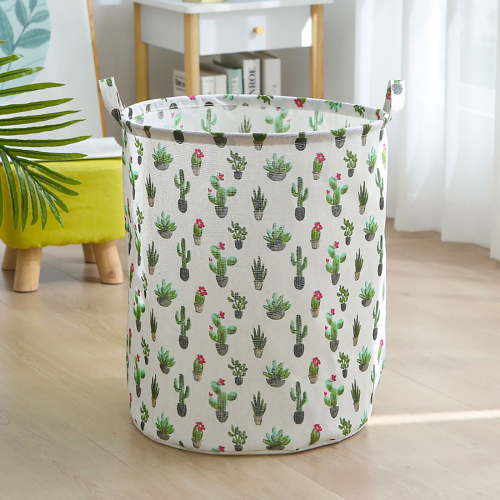 Giyblacko Home Textile StorageLaundry Hamper With Handles Collapsible Canvas Laundry Basket Storage Basket Home Organizer For Nursery Clothes Toys Baby Hamper