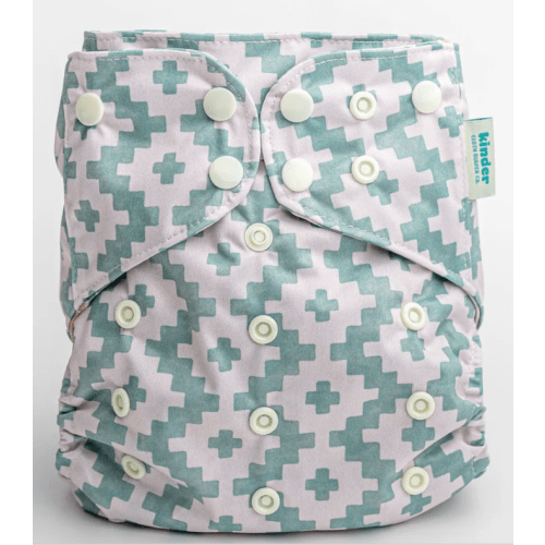 Taos: Essentials Pocket Cloth Diaper with Athletic Wicking Jersey, Grows with your Baby