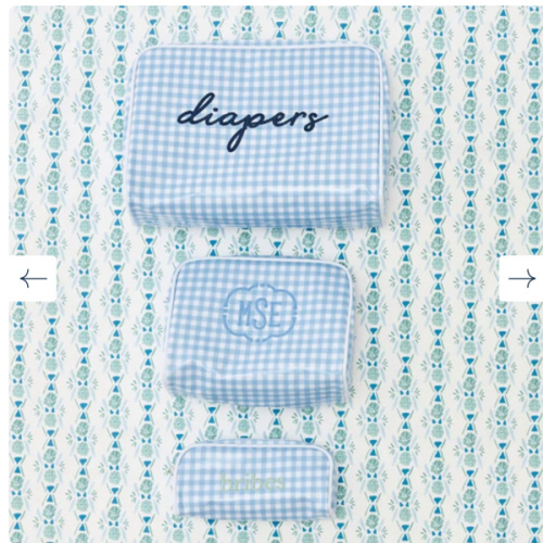Patterned Toiletry Bag | Weezie Towels