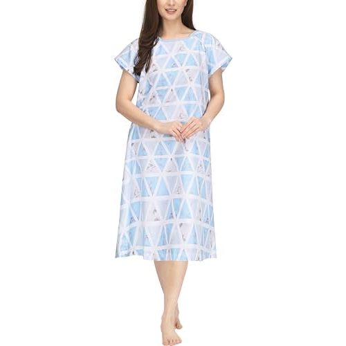 NY Threads Women's Hospital Gown Soft and Stylish Patient Gown