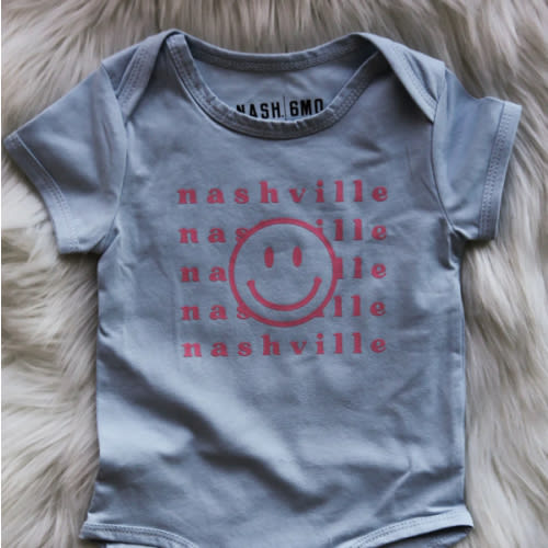 Nashville Baby Onesie [Light Blue] 6 mo